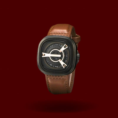 DELTON STAINLESS STEEL / LEATHER