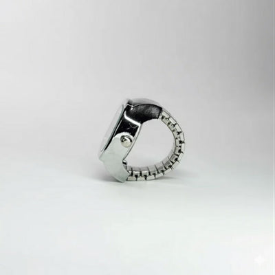 Nautilous Ring Silver | White