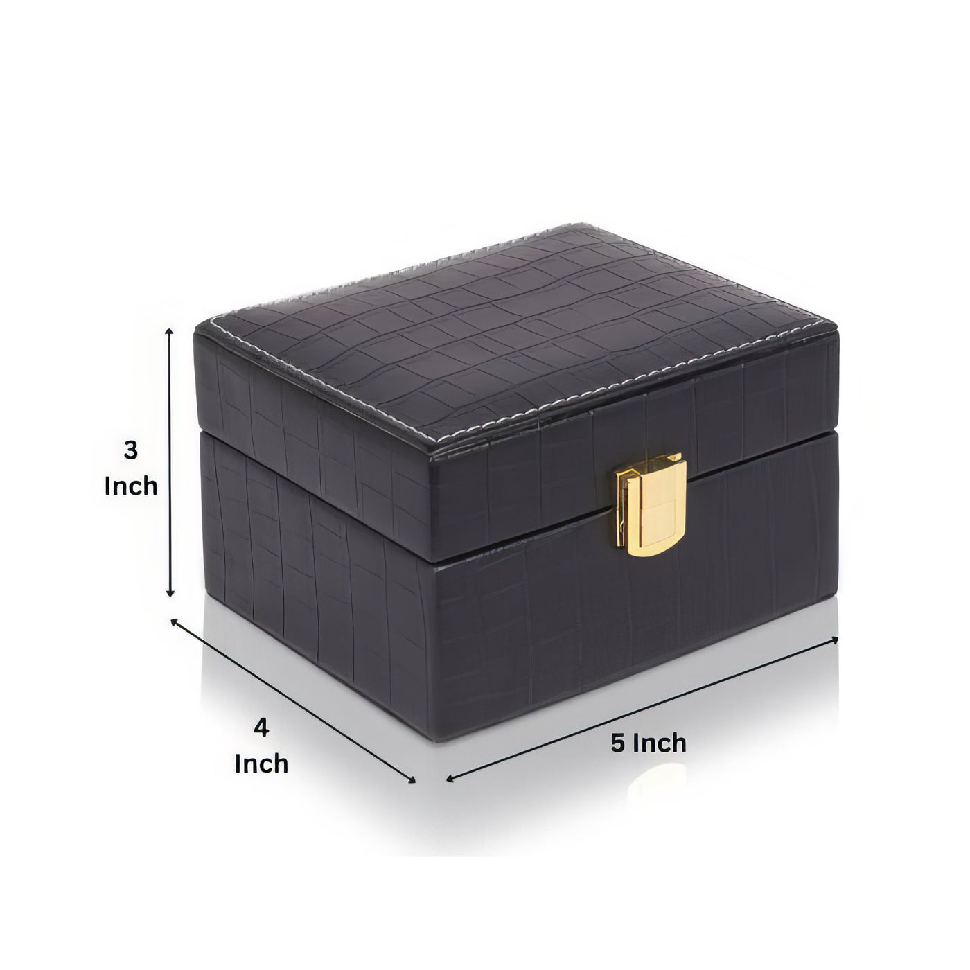 Men Watchboxes - crocodile leather design.