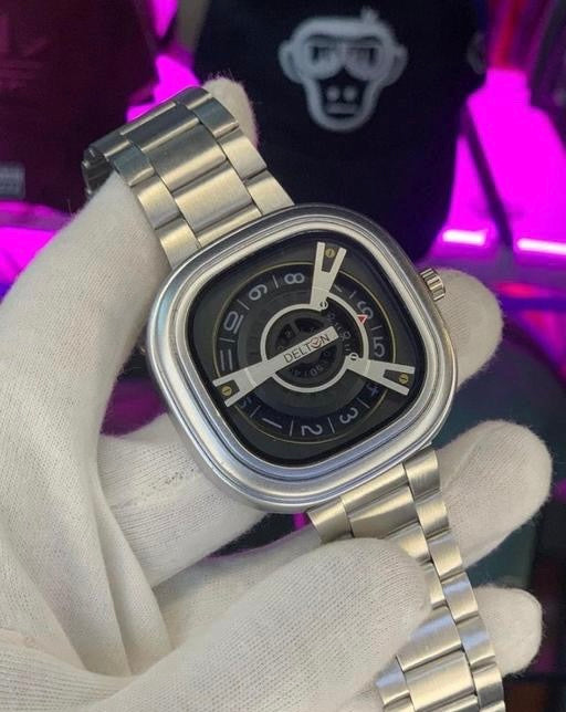 DELTON STAINLESS STEEL / leather strap watch | Alternative. - TRENDLUXE