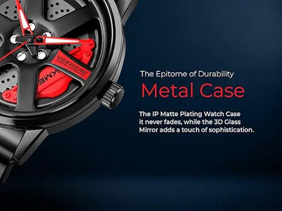 CAR WHEEL WATCH. - TRENDLUXE