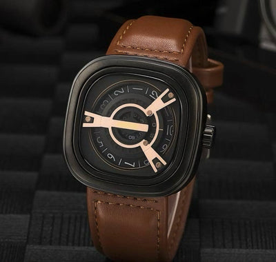 DELTON STAINLESS STEEL / leather strap watch | Alternative. - TRENDLUXE