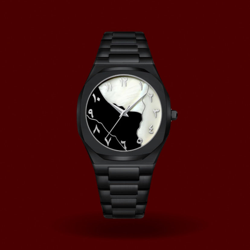 Arabic aura stone black